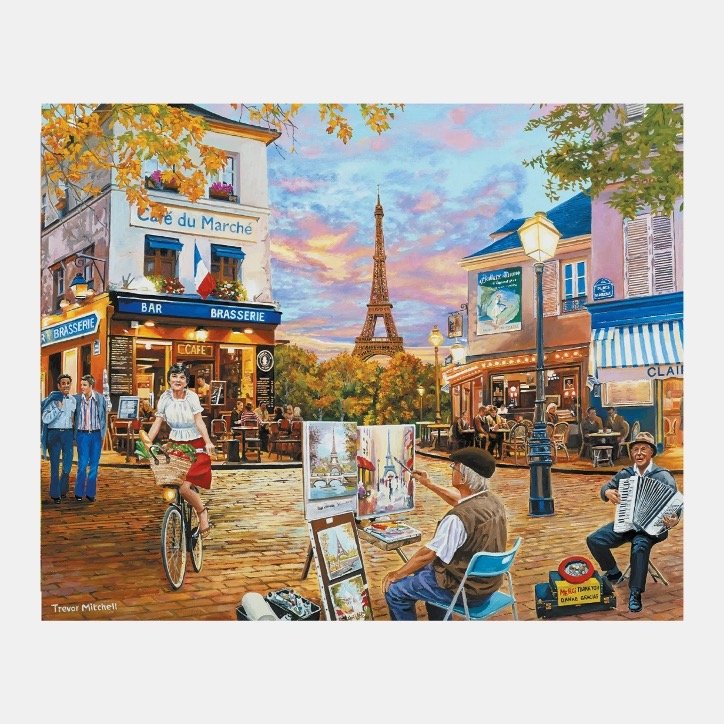 Sunset in Paris jigsaw puzzle, an ideal Mother’s day gift for elderly mothers